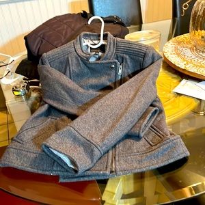 Banana republic womans grey waist lengh jacket